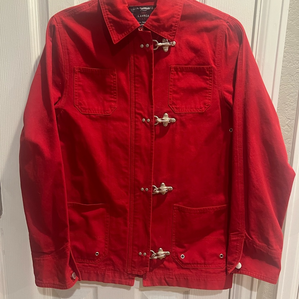 Ralph Lauren Vintage Black Label Red Jacket SZ S/petit